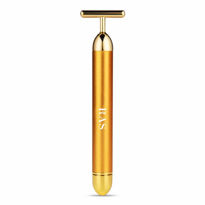 24K Gold Energy T-Bar Face Massager