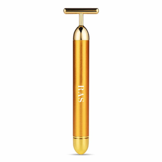 24K Gold Energy T-Bar Face Massager 🔥